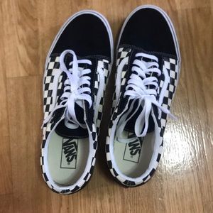 Checker pattern vans
